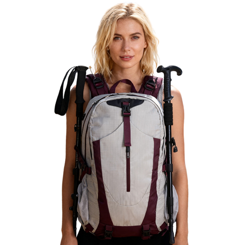 Wanderrucksack Damen mit Regenhülle