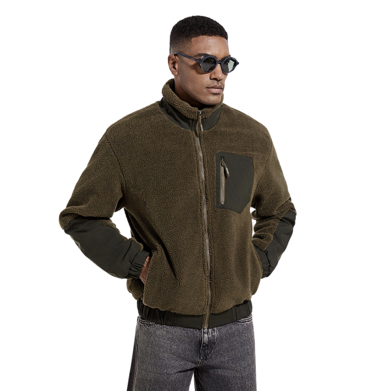 Kuschel Fleecejacke Herren