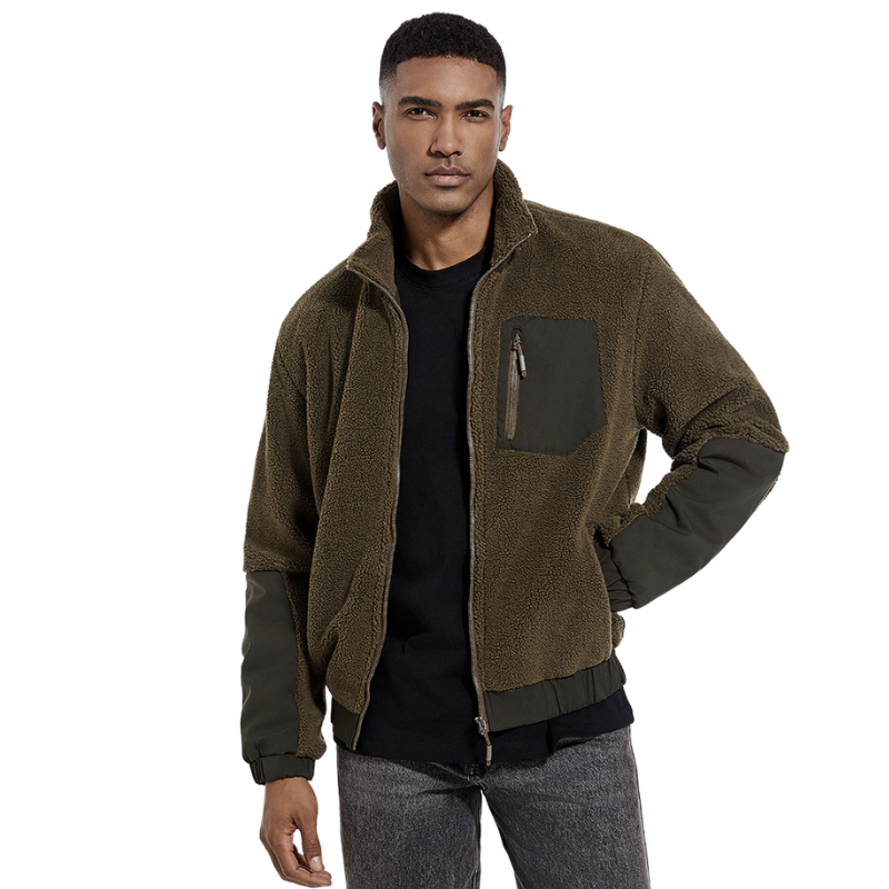 Kuschel Fleecejacke Herren