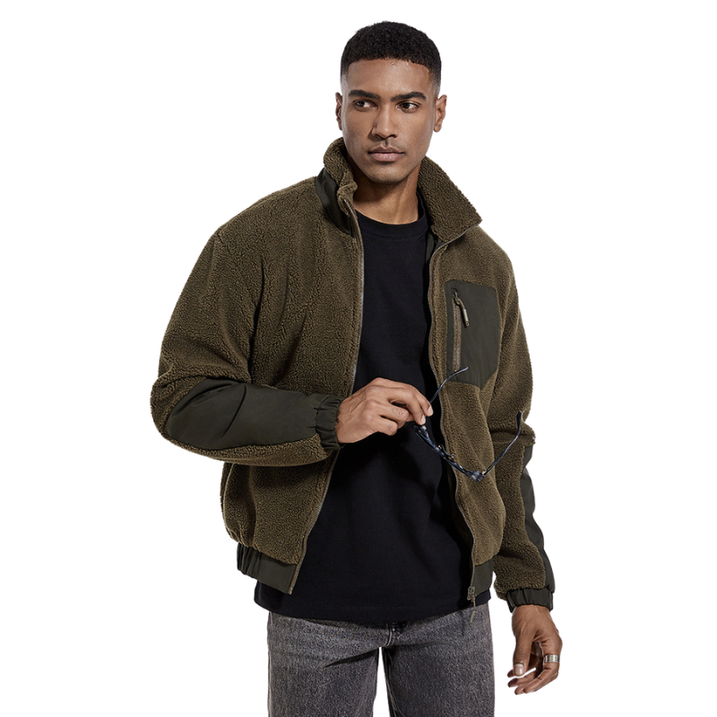 Kuschel Fleecejacke Herren