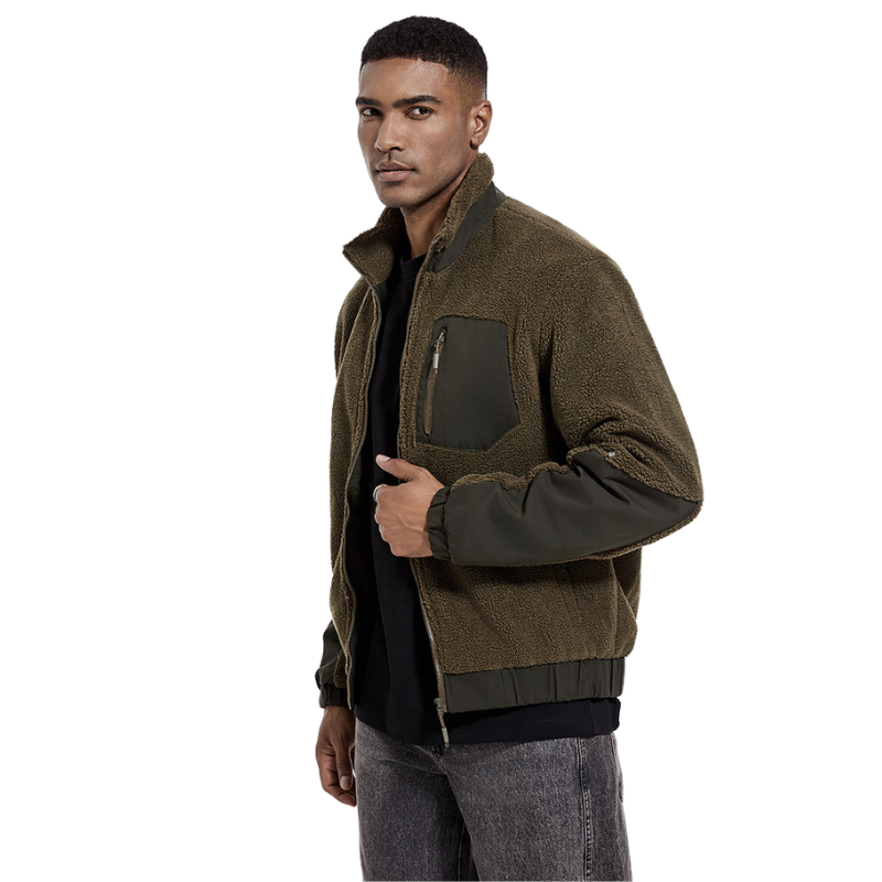 Kuschel Fleecejacke Herren