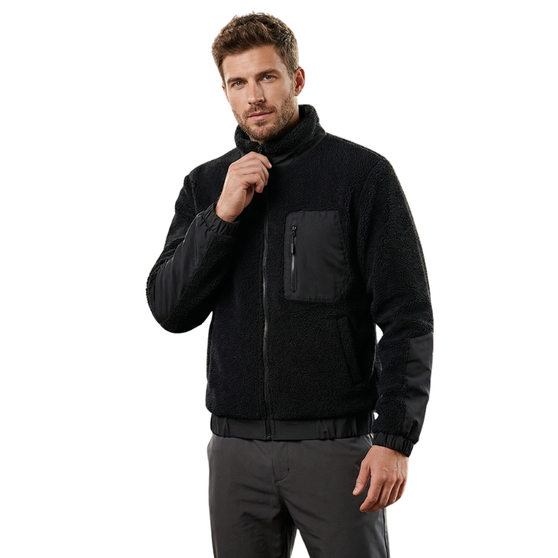 Kuschel Fleecejacke Herren