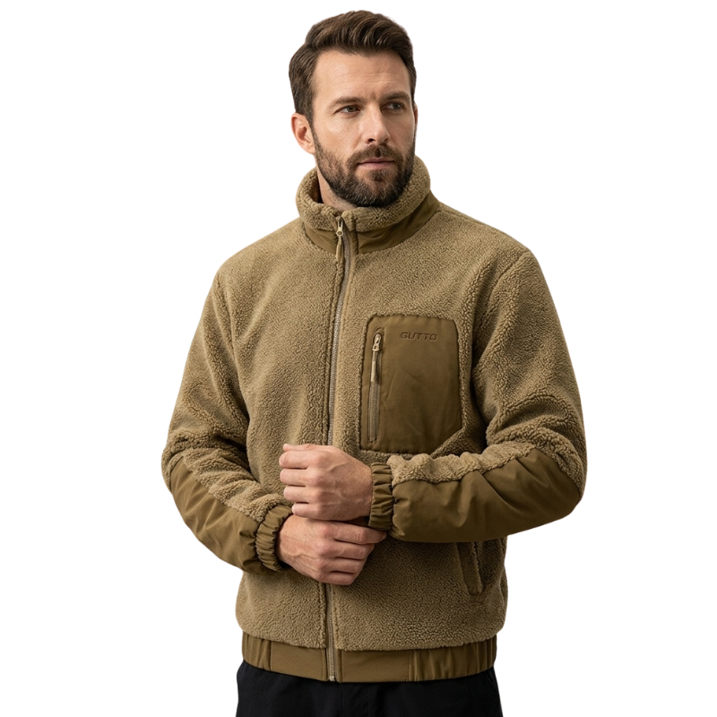 Kuschel Fleecejacke Herren