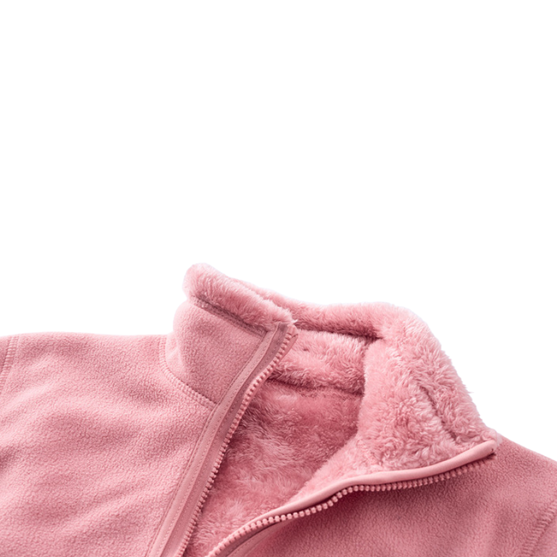 Fleecejacke damen reversibel