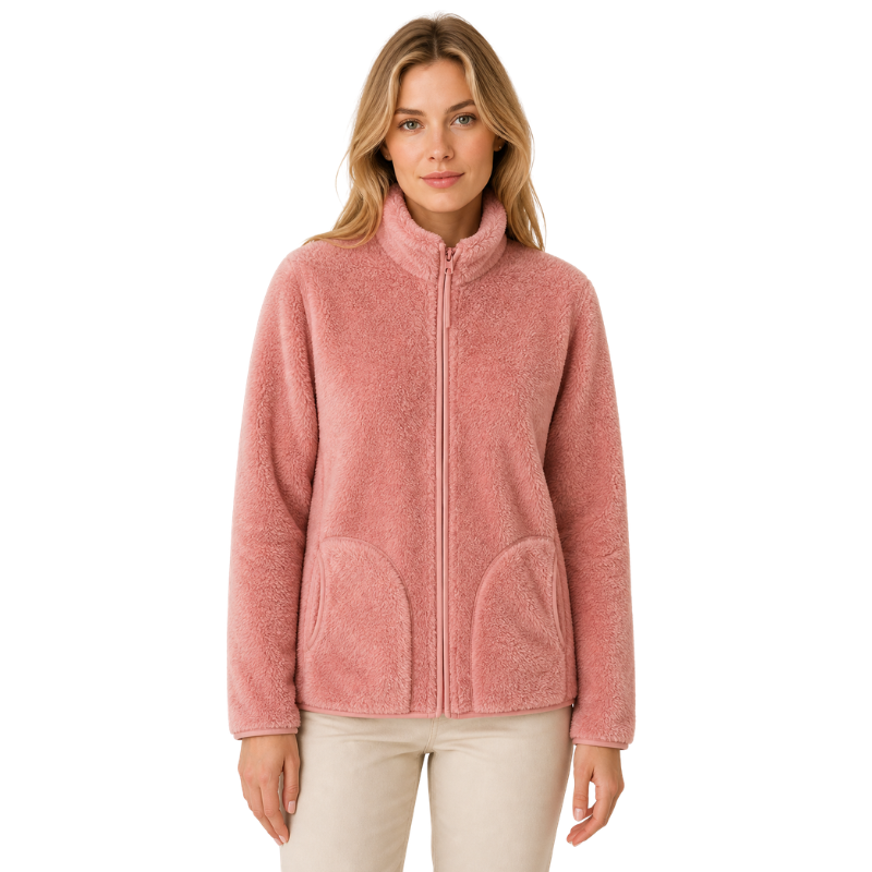 Fleecejacke damen reversibel