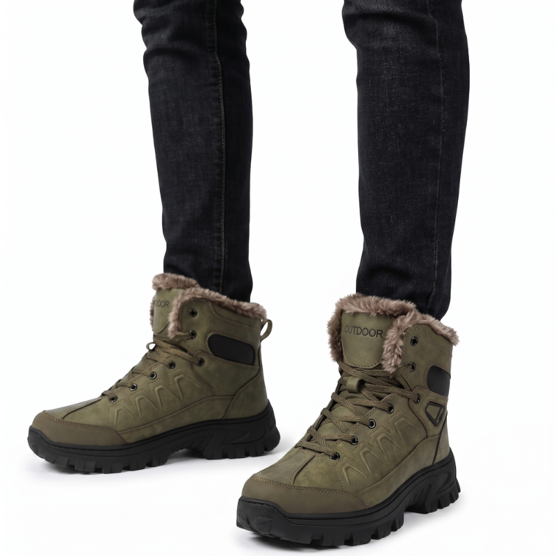 Winterwanderschuhe olivgrün