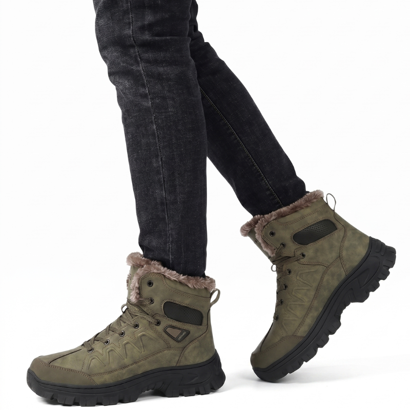 Winterwanderschuhe olivgrün
