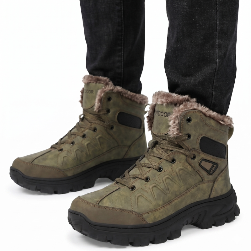Winterwanderschuhe olivgrün