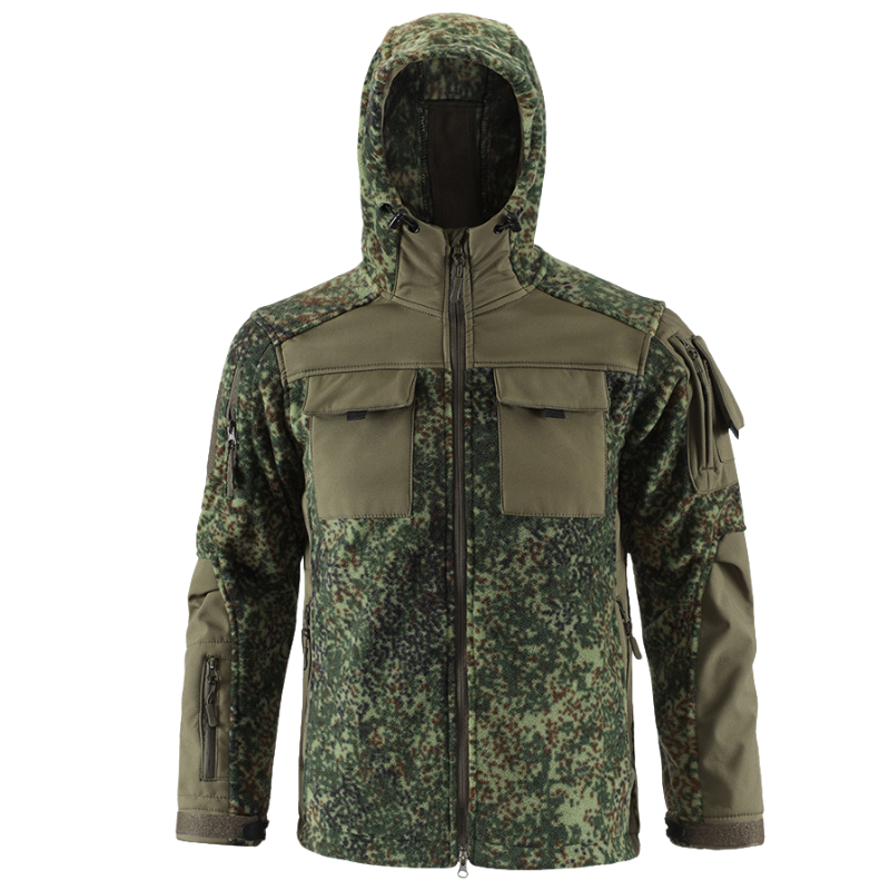 Fleecejacke camo herren Softshell