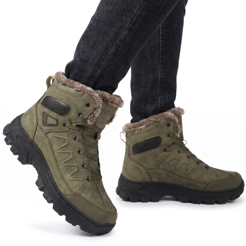 Winterwanderschuhe olivgrün