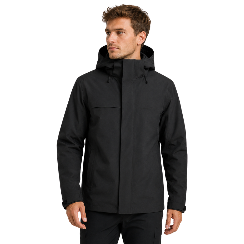 Regenjacke Wandern mit versiegelten Nähten