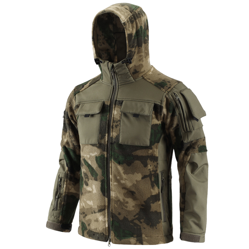 Fleecejacke camo herren Softshell