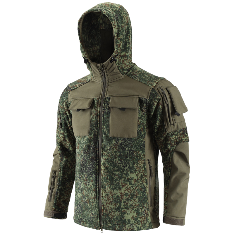 Fleecejacke camo herren Softshell