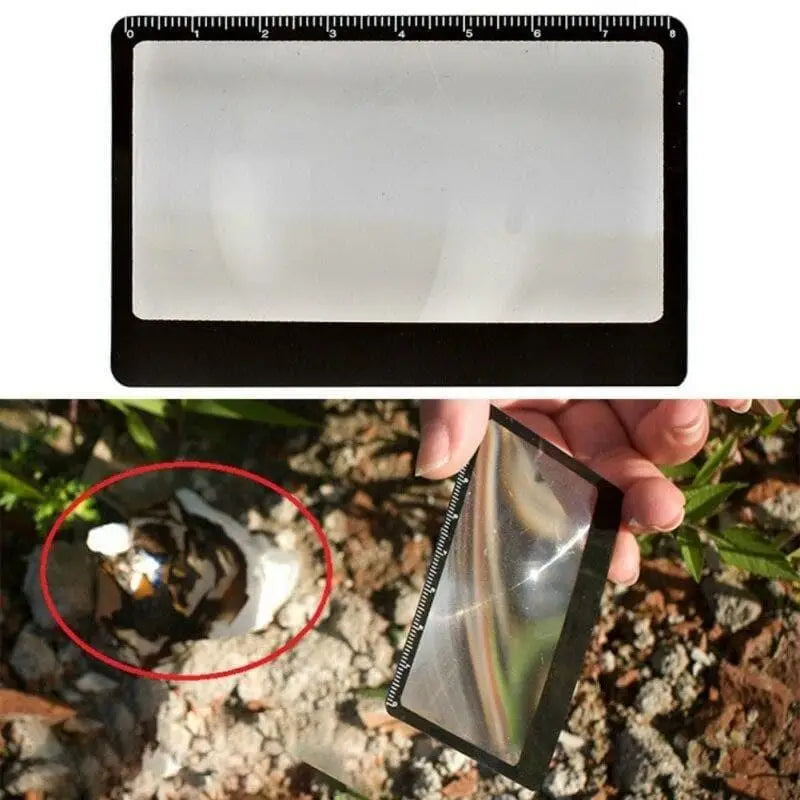 Survival Feuerzeug - PVC Lupe