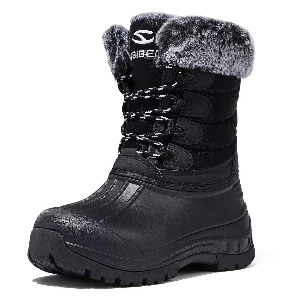 Winterstiefel Damen gefüttert Extreme Kälte