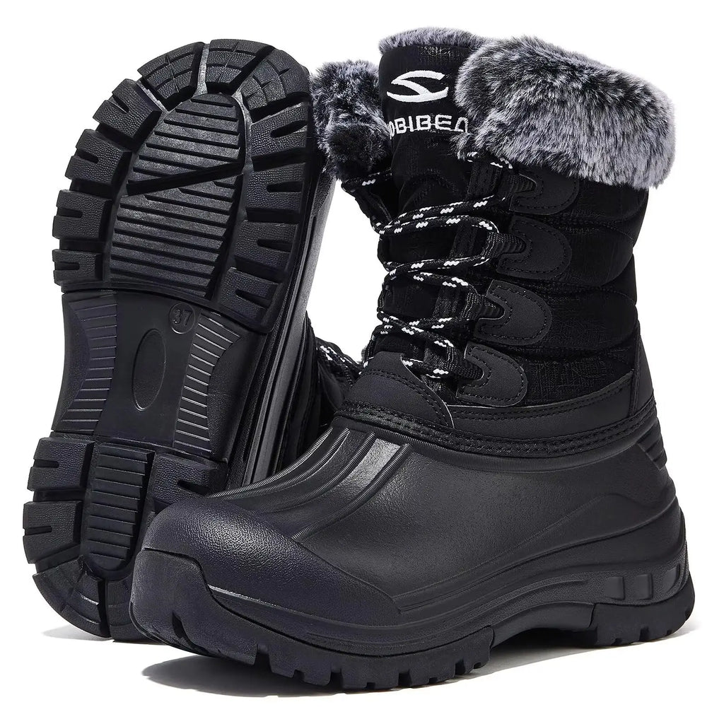 Winterstiefel Damen gefüttert Extreme Kälte
