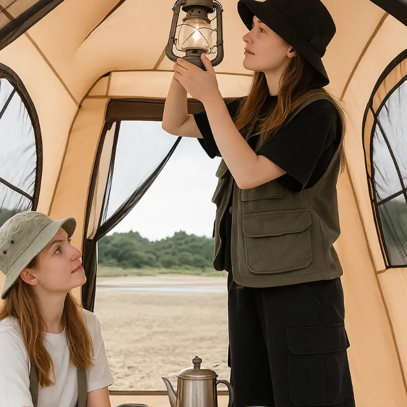Aufblasbares Campingzelt