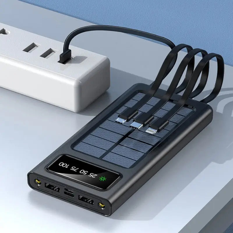 Solar-Ladegerät mit Batterie
