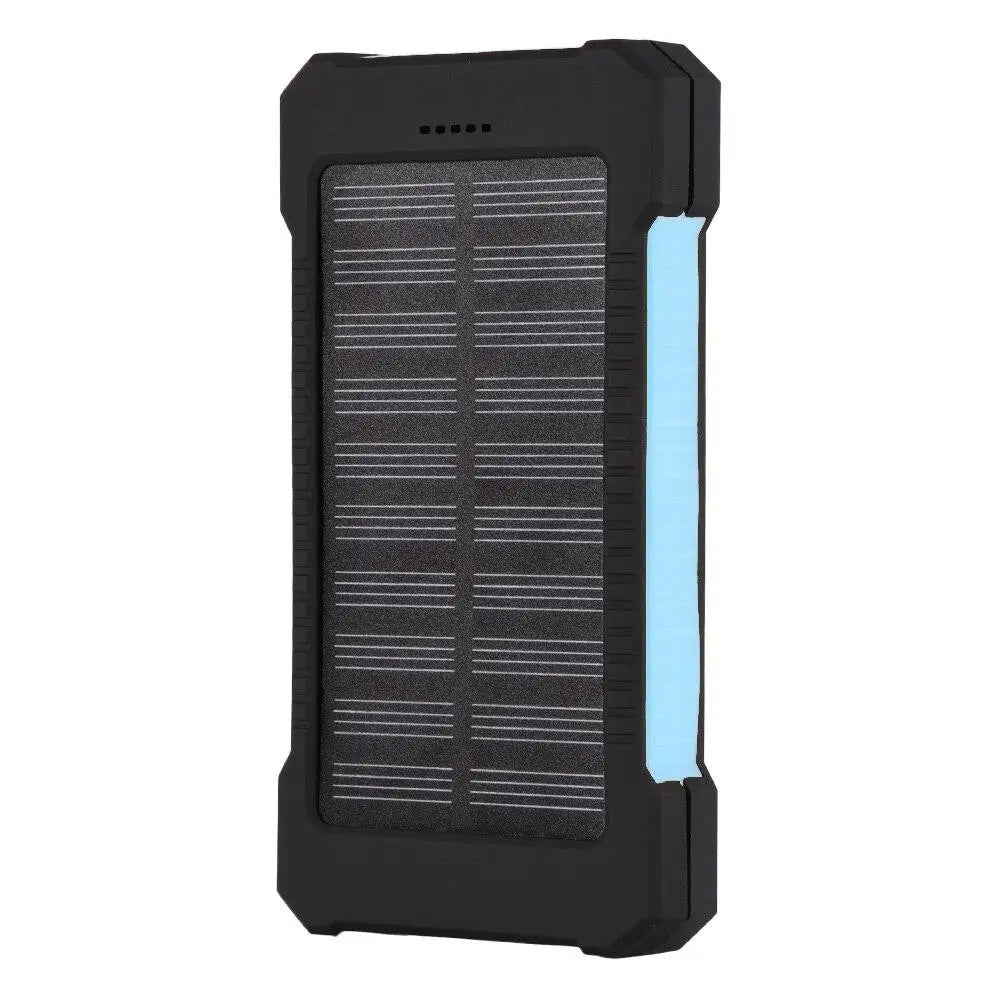10000 Mah Solar Powerbank in Blau