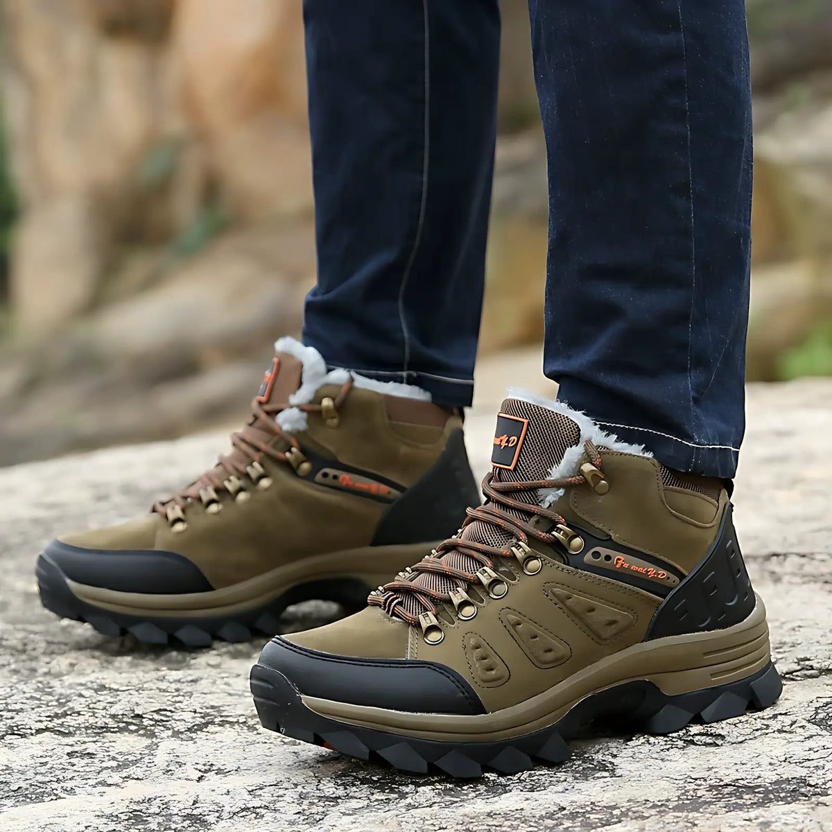 Herrenschuh Extreme Kälte
