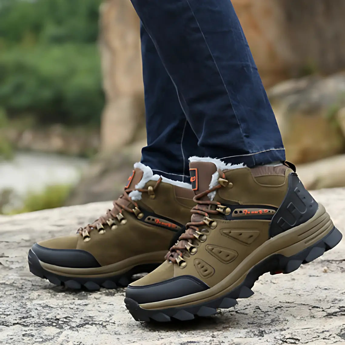 Herrenschuh Extreme Kälte