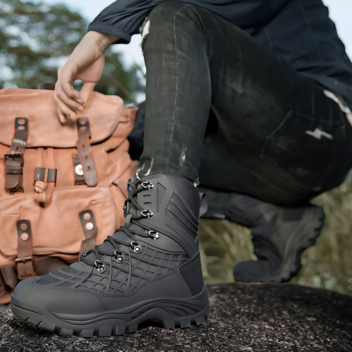 Französischer Militärschuh