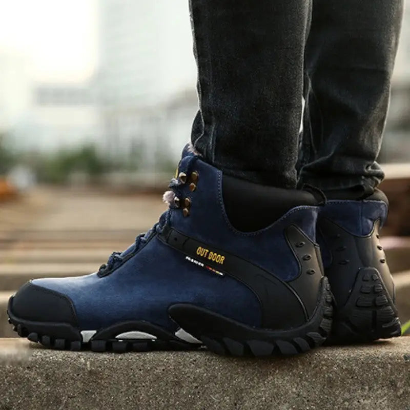 Wanderschuh Blau Herren