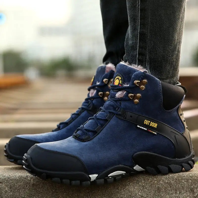 Wanderschuh Blau Herren