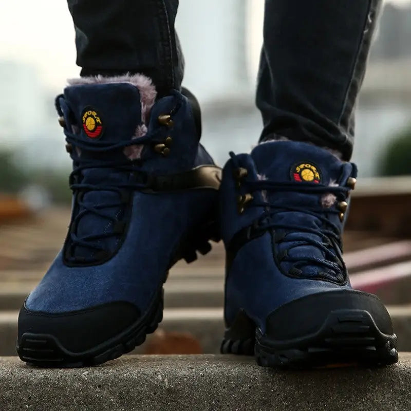 Wanderschuh Blau Herren