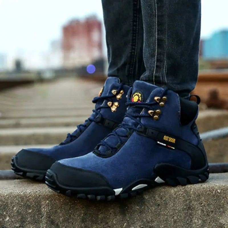 Wanderschuh Blau Herren