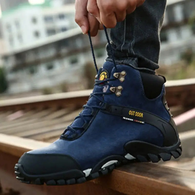 Wanderschuh Blau Herren