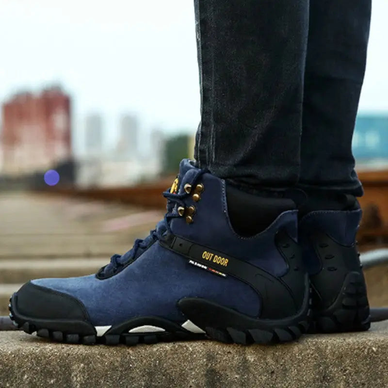 Wanderschuh Blau Herren