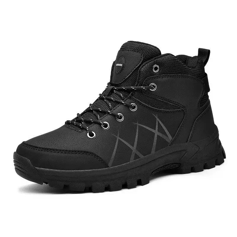 Wanderschuhe Damen Hoch in Schwarz