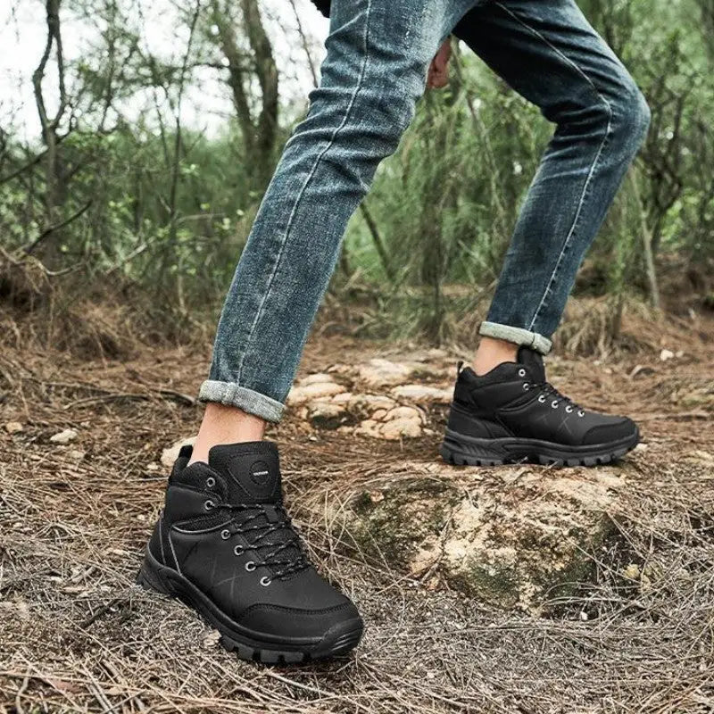 Wanderschuhe Damen Hoch - Verschluss-Detail