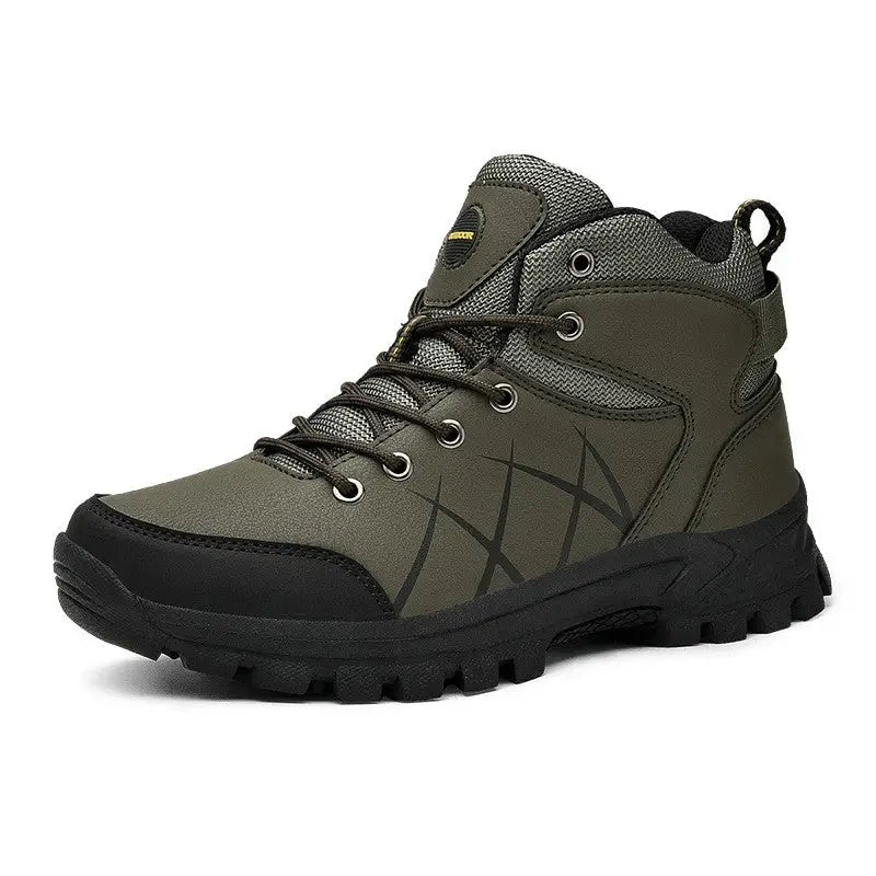Wanderschuhe Damen Hoch in Armeegrün