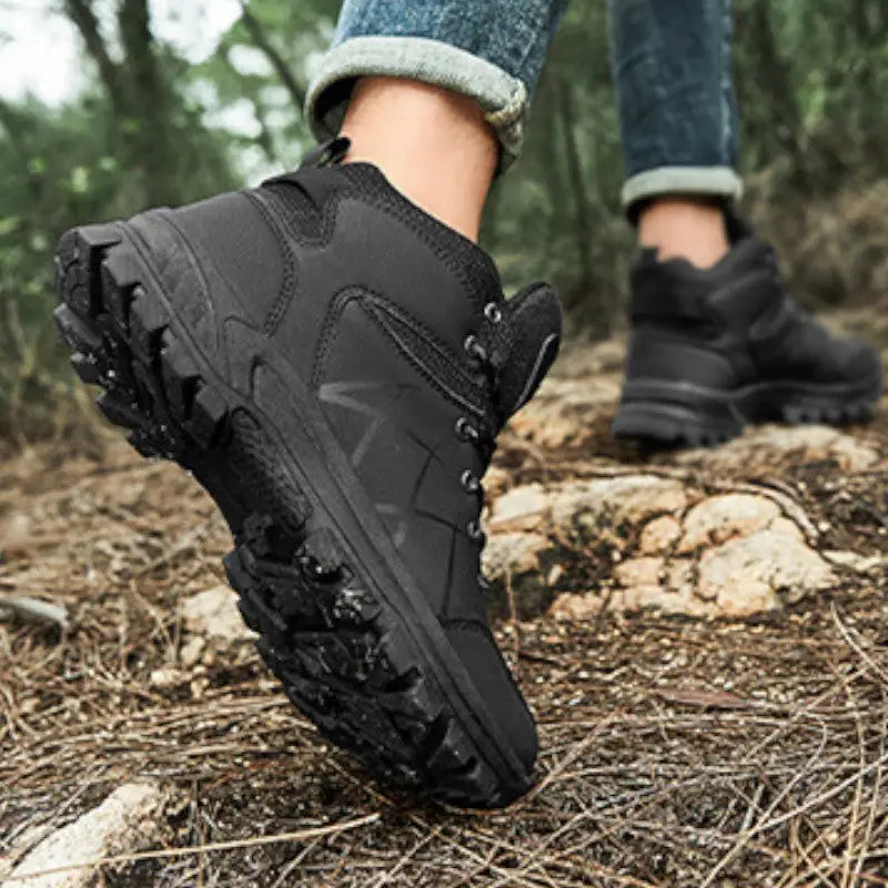 Wanderschuhe Damen Hoch - Material-Detail