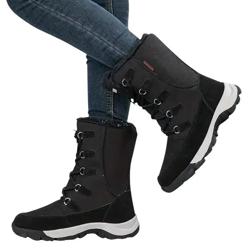 Gefütterte Damenschuhe Extreme Kälte