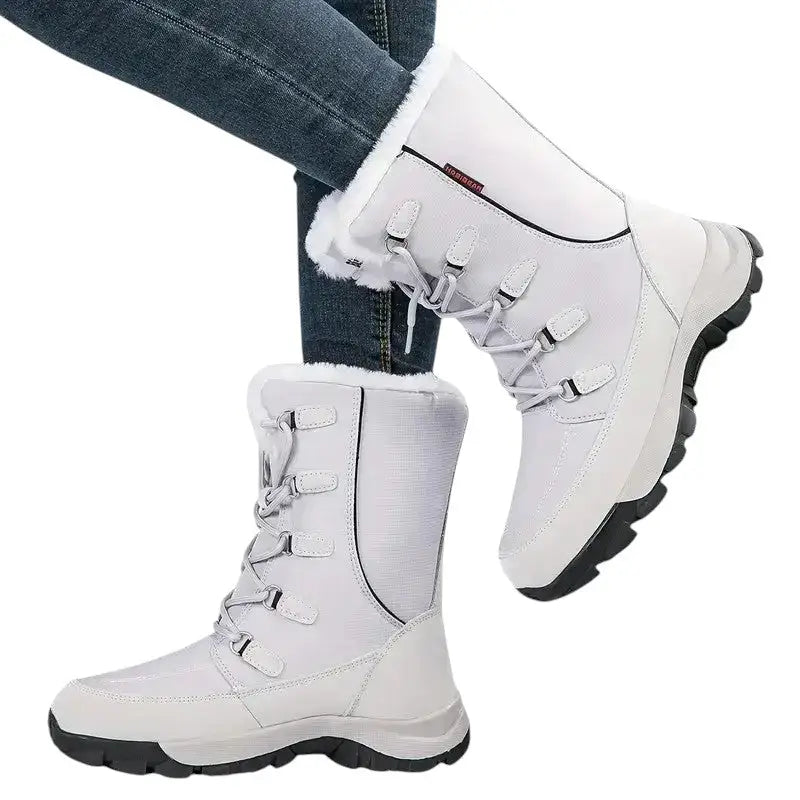 Gefütterte Damenschuhe Extreme Kälte
