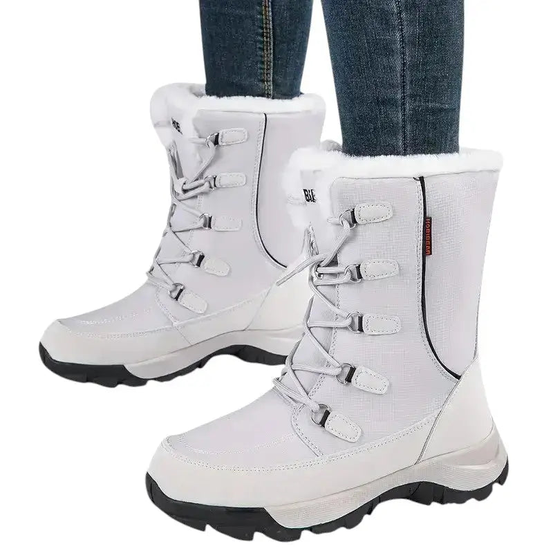 Gefütterte Damenschuhe Extreme Kälte