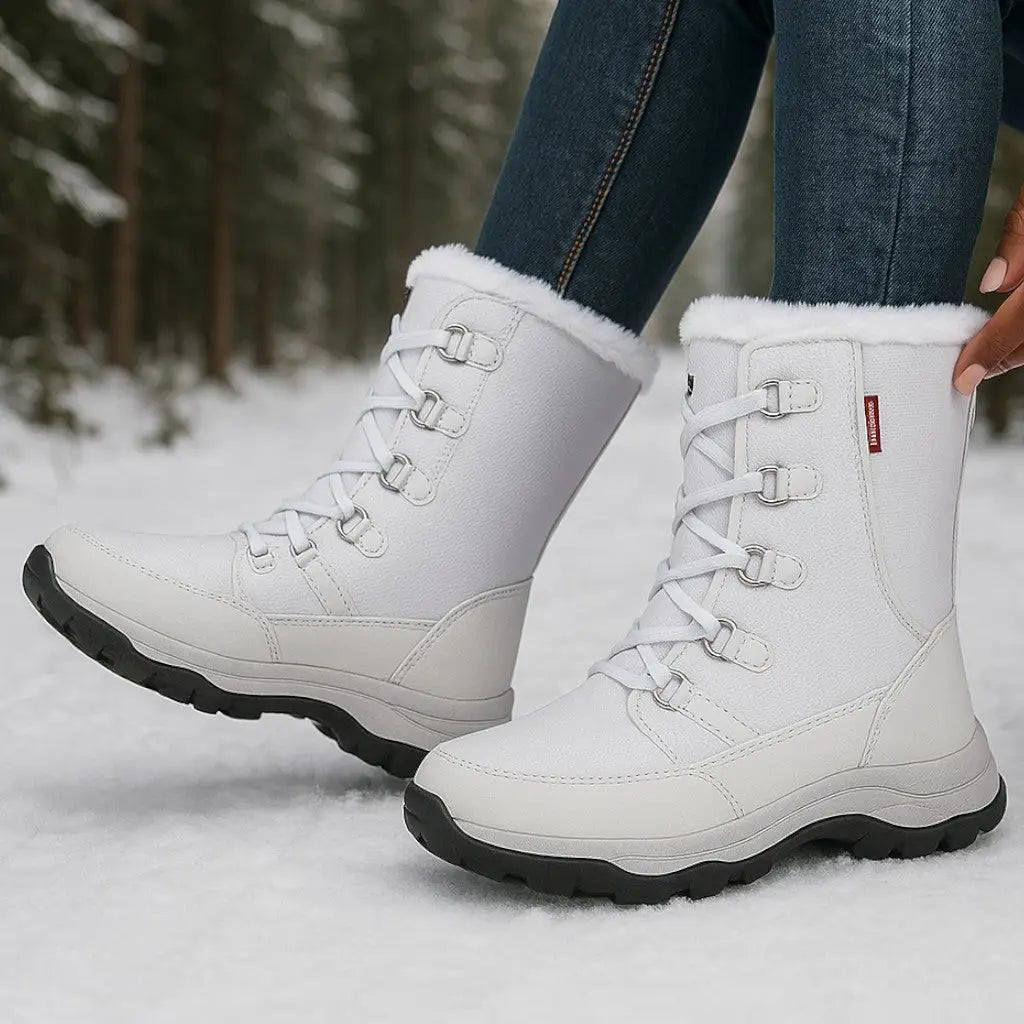 Gefütterte Damenschuhe Extreme Kälte