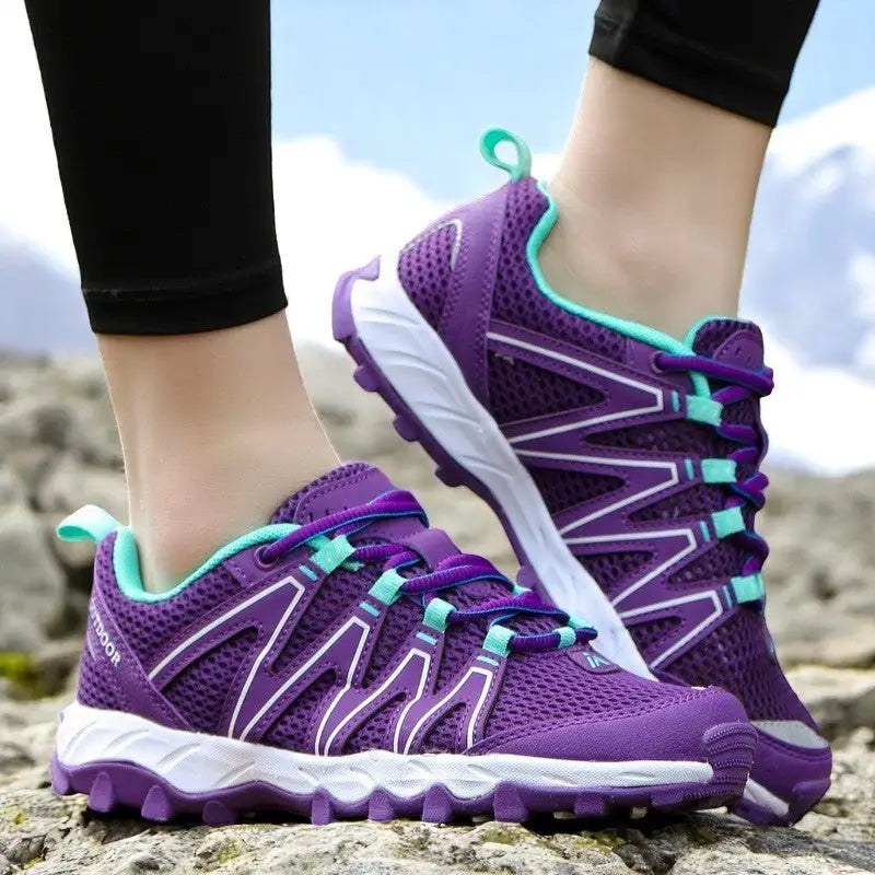 Flache Wanderschuhe Damen