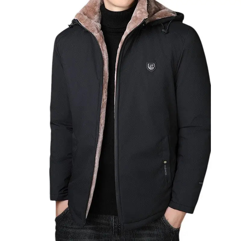 Fleece-gefütterte Windjacke Herren