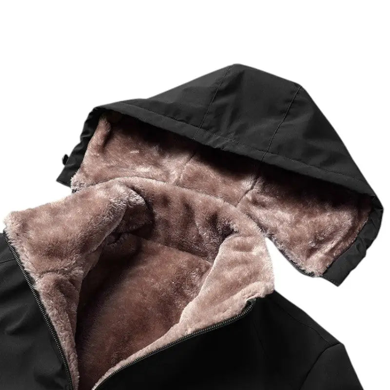 Fleece-gefütterte Windjacke Herren