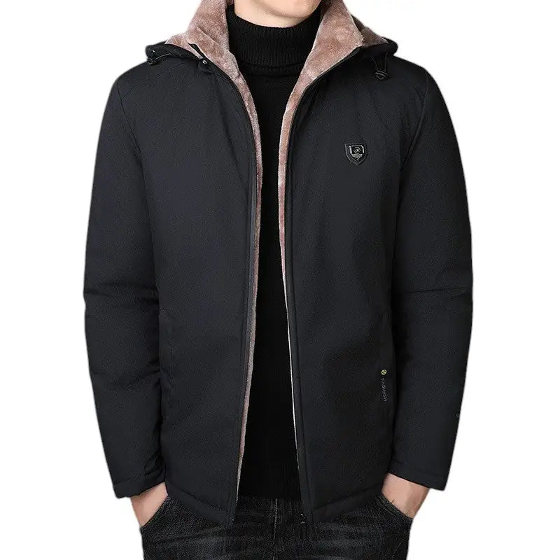 Fleece-gefütterte Windjacke Herren