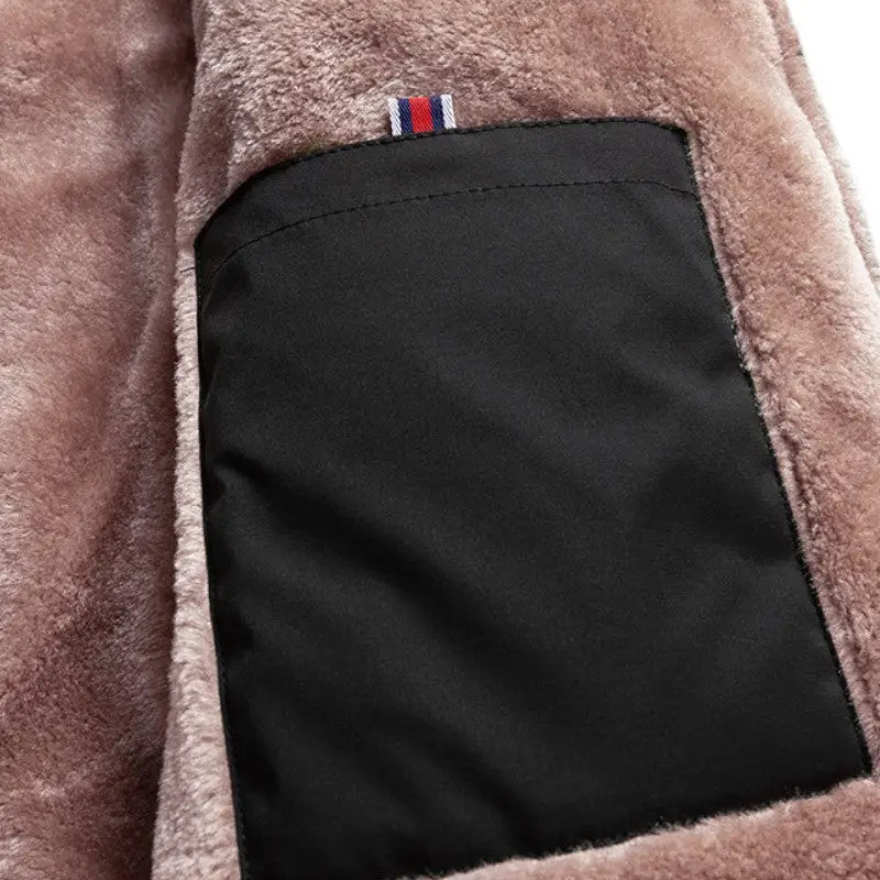 Fleece-gefütterte Windjacke Herren