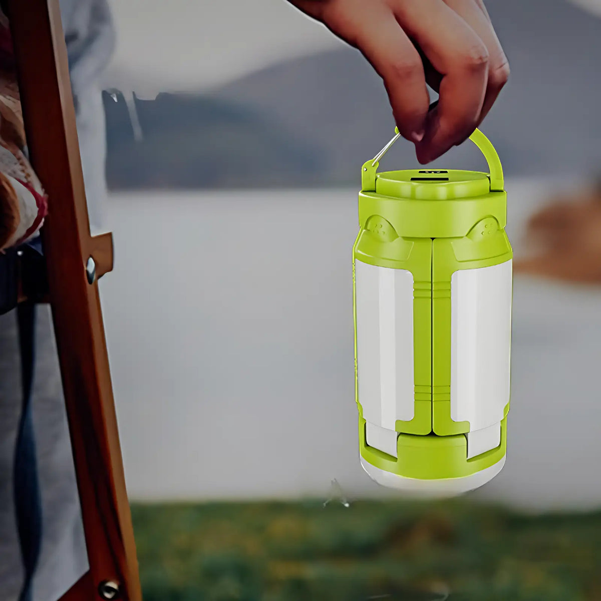 Campinglampe mit Powerbank-Funktion