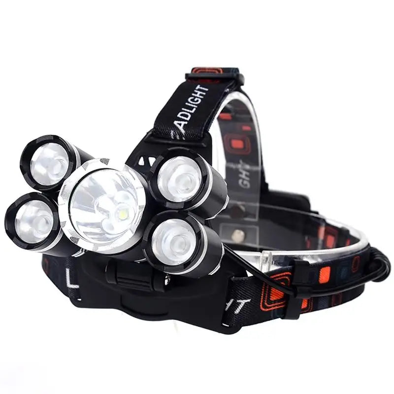 Stirnlampe 4000 Lumen CREE XML T6 + 4XPE