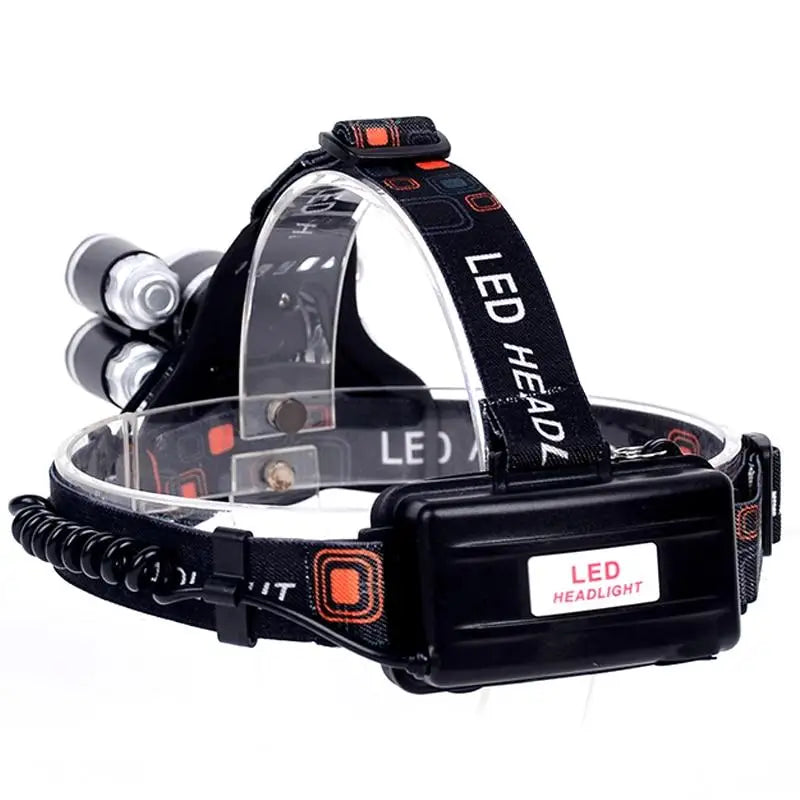 Stirnlampe 4000 Lumen CREE XML T6 + 4XPE