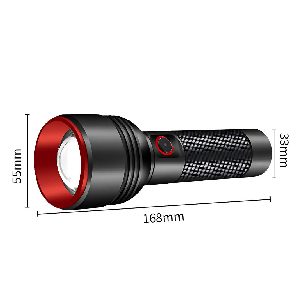 LED-Taschenlampe Aluminium