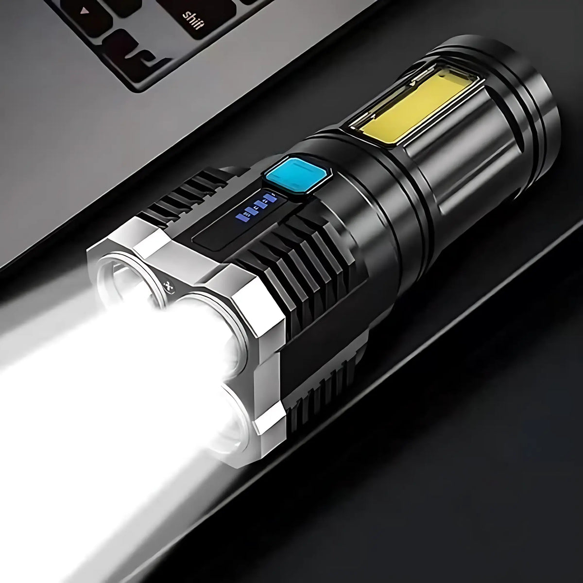 LED-Taschenlampe aufladbar 1000 Lumen